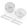 BETSO 2 Packs Ice Chilled Serving Bowl,Dips on Ice Acrylic