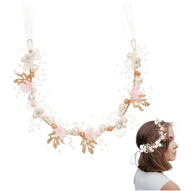 FAIRYGATE Hair Accessories Wedding Boho Headband Bridal Headpiece Gold Festival Headband for Women and Girls 4913