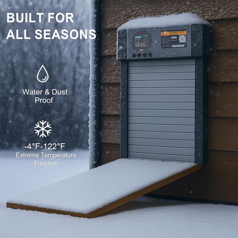 Automatic Chicken Coop Door – Solar Powered Auto Chicken Door