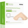 NeuHeils Silicone Super Absorbent Wound Dressing 4''x4'' 20 Packs, Self-Adhesive