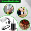 Kittmip 12V-24V DC Geared Motor Kit (3500-7000 RPM High Speed),