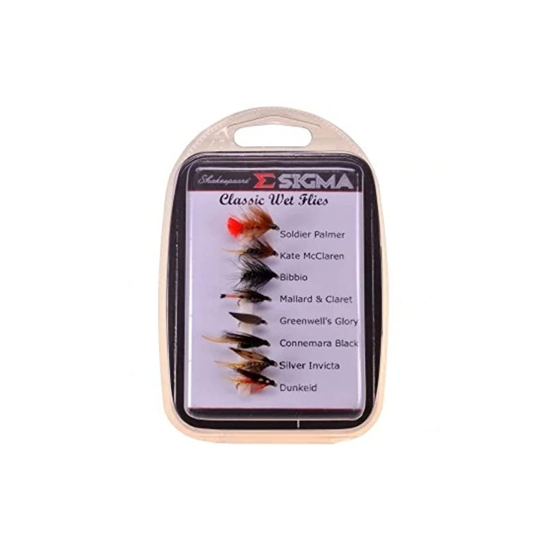 Shakespeare Fly Auswahl Nr. 4 Nassfliegen Classic – Sortiert