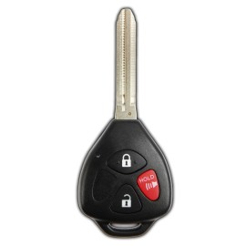 KeylessKing* Replacement For Toyota Yaris Scion tC iQ xD Remote Key MOZB41TG 3 Button 05-14