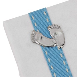 Baby's Scan Photos 2024 - Photo Album with Stitched Blue Ribbon (2024)