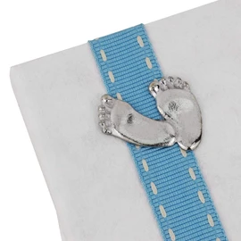 Baby's Scan Photos 2024 - Photo Album with Stitched Blue Ribbon (2024)