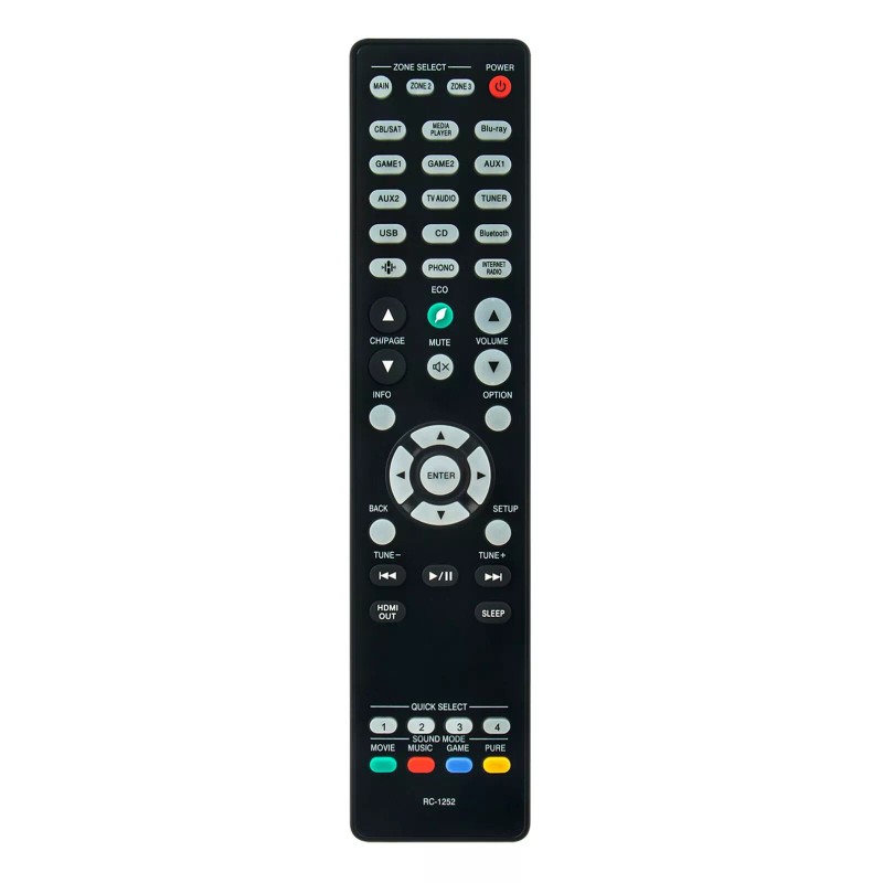 For Denon RC-1252 Replaced Remote Control fit for Denon AV