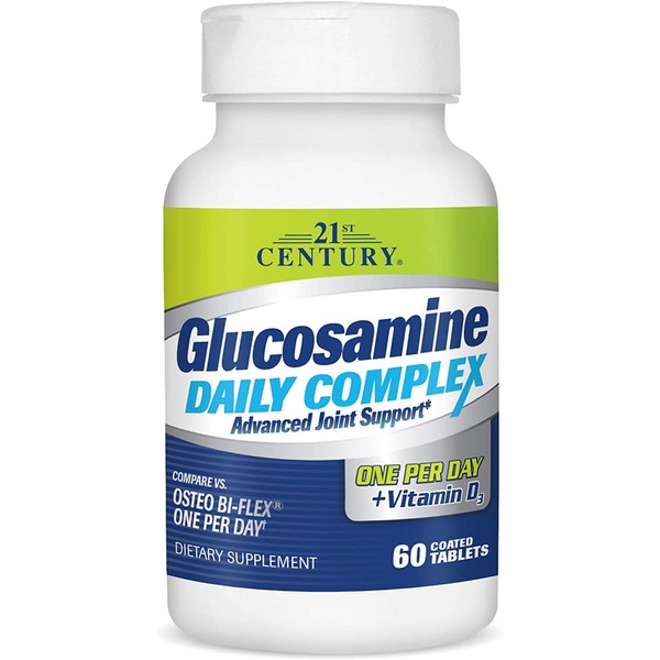 21st Century Glucosamine Daily Complex + Vitamin D3 Coated Tablets