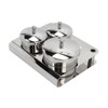 Stainless Steel Nail Powder Holder Thickening Sturdy Dustproof Smooth Surface