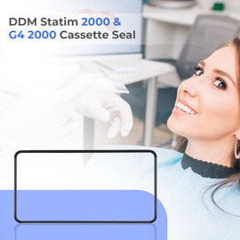 DDM International SciCan Cassette Seal with Lubricant - Statim 2000 & Statim G4 2000 Compatible Medical-Grade Silicone - Includes Cassette Seal Lubricant
