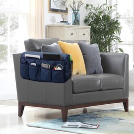 DZOZO Sofa Armrest Organizer Arm Rest Organiser Hanging Sofa Caddy Storage Bag TV Remote Control Holder Chair Tidy Couch Arm Rest Storage Bag Couch Caddy Organiser