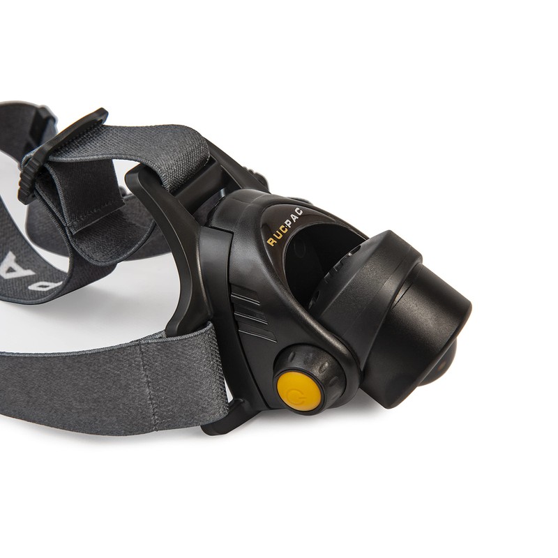 RucPac Focus Headlamp, White, Battery Powered, Durable, Lightweight, 1000 Lumens