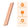 sourcing map Copper Flat Bar, 0.31 Inch Thickness x 0.98
