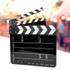 30x25CM Acrylic Clapperboard Professional Movie Film Action Clap Director Photography