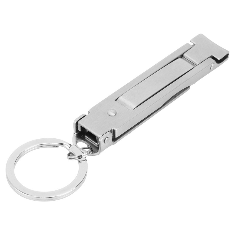 Portable Stainless Steel Nail Clipper Foldable Nail Cutter Trimmer File
