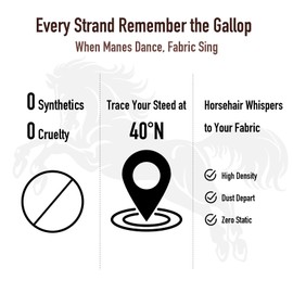 3-Pcs 100% Horsehair Shoe Brush for Leather Shoes Boots Purse Cleaning and Daily Care Concaved Handle Brush with Dauber Applicator Brush with Microfiber Cloth