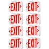 TORCHSTAR 8-Pack LED Exit Sign, Emergency Exit Light with Battery