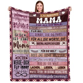 COZYCRIB Mum Blankets (Gift of Mother Purple, 150 x 130 cm)