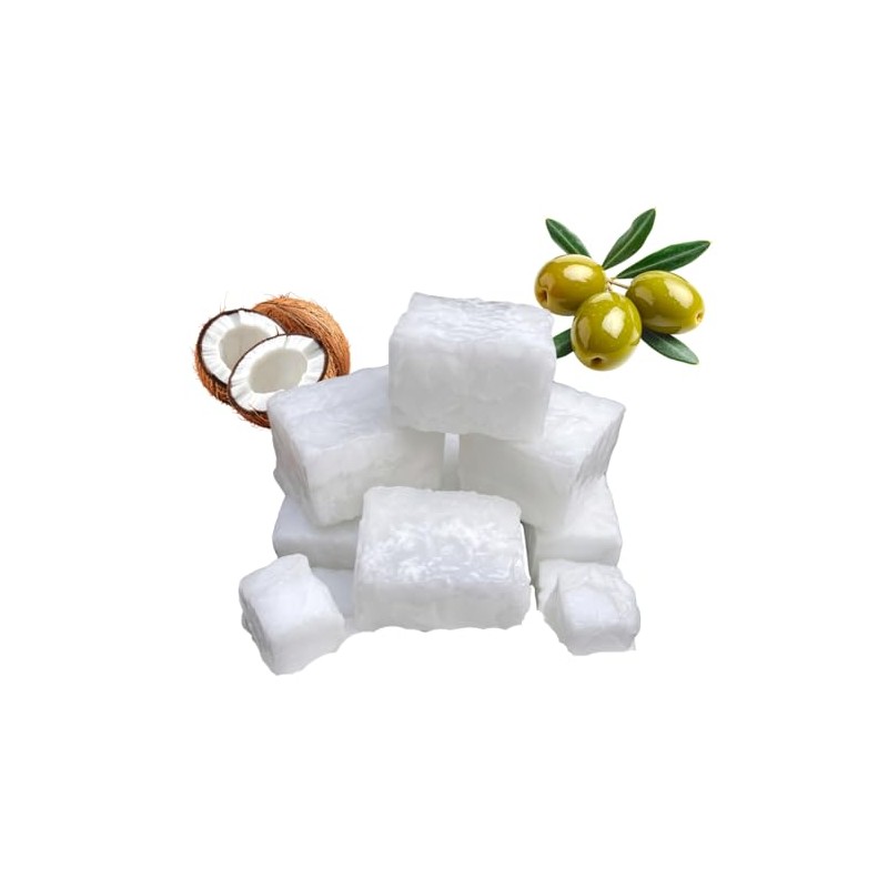 Material de glicerina vegetal para hacer jabón opaca de alta