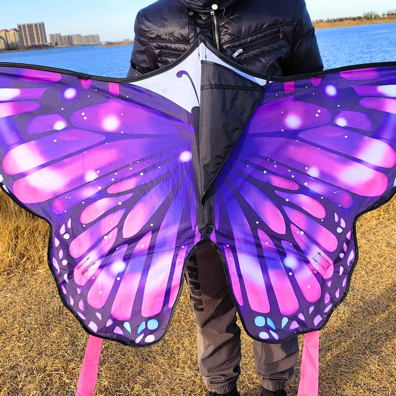 Flying Hoofer Large Butterfly Kite for Adults and Kids Ages