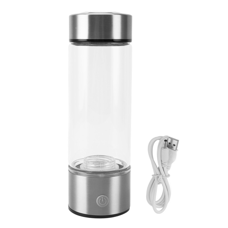 Hydrogen Water Bottle 450ml SPE PEM Technology 1300 to 1600ppb