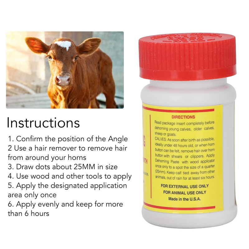 Cattle Dehorner Paste Livestock Dehorning Solution Supply Horn Removal Paste
