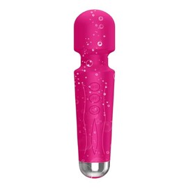 2024 Upgrade Waterproof Integrated Design Rechargeable Mini Electric Body Massager Suitable for Neck and Back, Rose