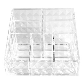 Queen Sense Organizador Para Cosmeticos Sencillo 7 Espacios, Acrilico