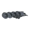 Legrand LEGRAND, Flache Steckdosenleiste, 4-fach Steckdose, Mehrfachsteckdose, 5 Meter Kabell?nge,