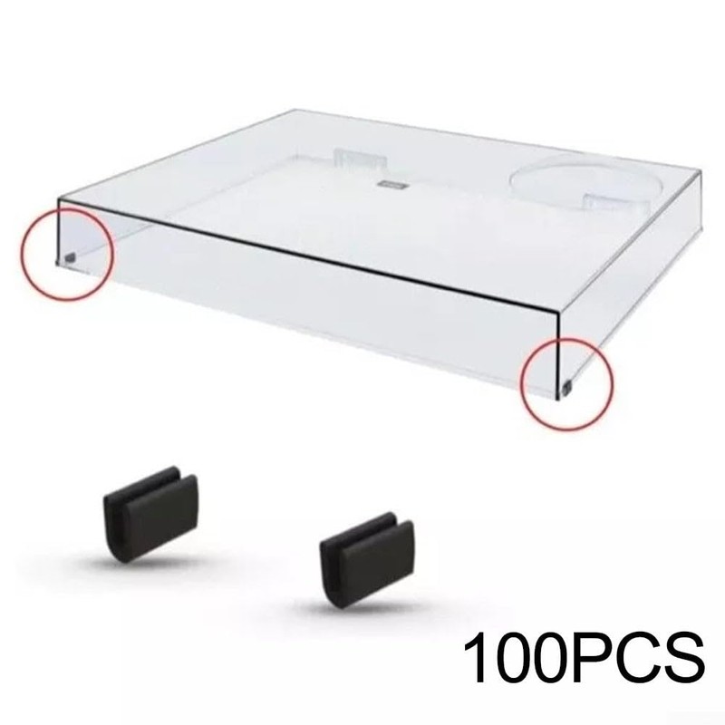 100 x Technics Record Player U-Shaped Rubber Feet Replacement Damping
