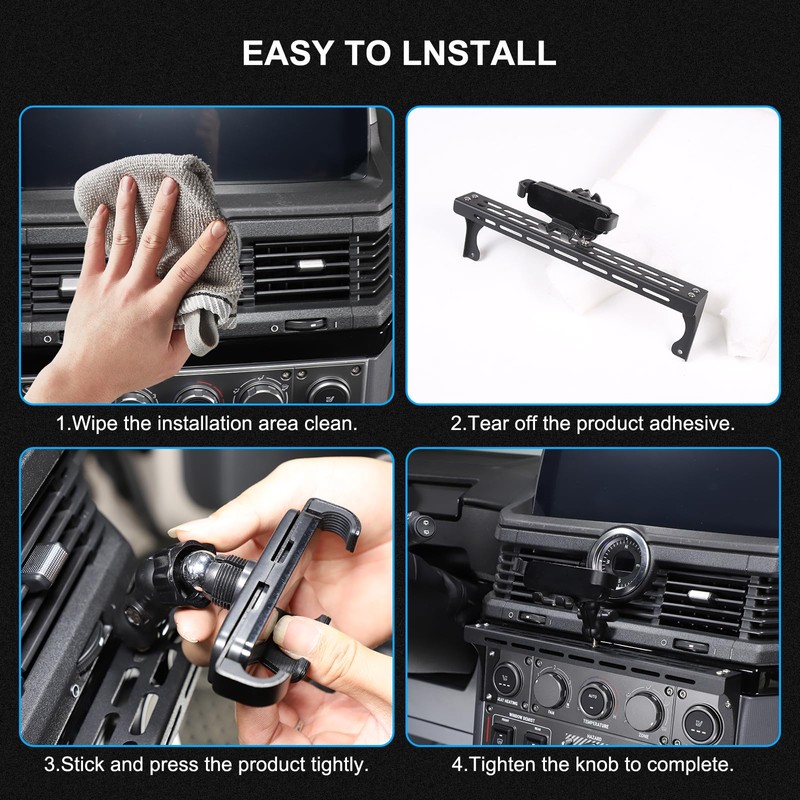 Tumukiw Compatible with INEOS Grenadier 2020-2024 Car Phone Mount and