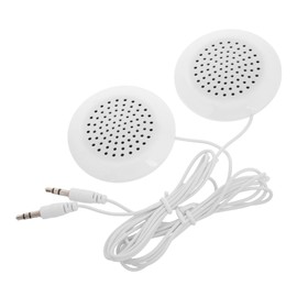 Veemoon 2Pcs Portable Mini Pillow Speaker with Jack for Travel and Sleeping Compact Wired Music Speaker for Cd Player for Bedroom and Office Use