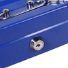 Cash Box with Money Tray Metal Storage Safe Lock Box
