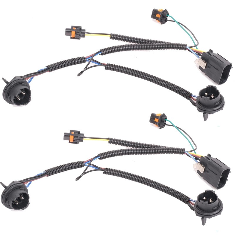 APSVE Headlights Assembly with Bulb & Wiring Harness compatible with