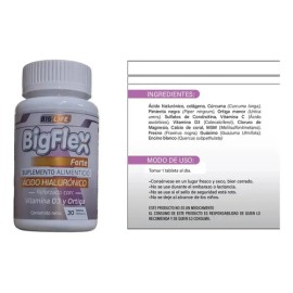 Acido Hialuronico Bigflex Reforzado Vitamina D3 Pack 2 Frasc                                                                                          