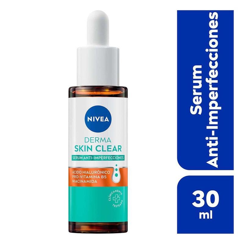 Sérum Nivea Derma Skin Clear Anti-imperfecciones Acabado Mate 30m