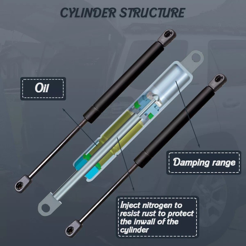 2Pcs Liftgate Lift Spring Supports Struts Shocks For NISSAN XTERRA