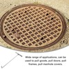 GANAZONO Stainless Steel Manhole Cover Hook T-Shaped Lifting Tool for