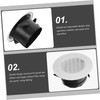 Mipcase Round Air Vent Cover for Air Conditioner Soffit Vent