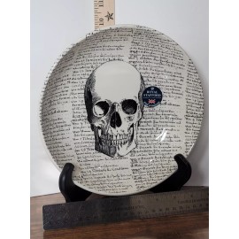 Royal Stafford 9 in Victorian English Pottery, Royal Stafford "Skull Script" Pasta/Serving Bowl