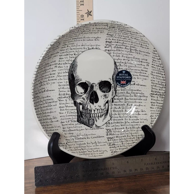 Royal Stafford 9 in Victorian English Pottery, Royal Stafford "Skull