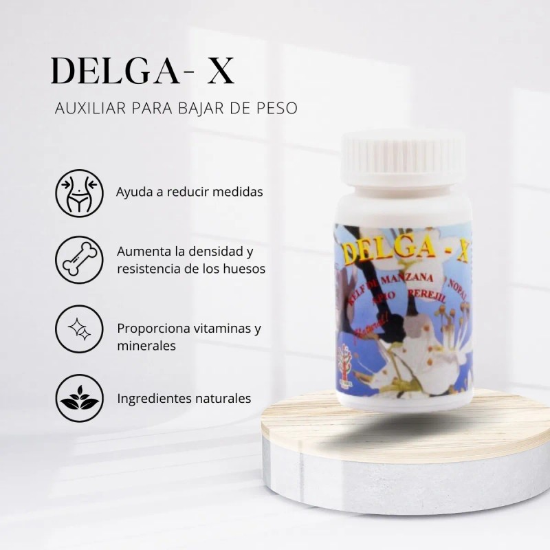 Delga-x Suplemento Para Bajar De Peso Y Adelgazar Naturista