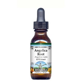 Angelica Root - Glycerite Liquid Extract (1:5) - Mint Flavored (1 fl oz, ZIN: 428306) - 2 Pack