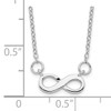 IceCarats 925 Sterling Silver Infinity Twisted Love Knot Symbol Chain