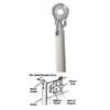36" FIBERGLASS DRAPERY BATON Curtain Wand with Plastic Adapter -