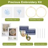 TheSiliconValley 2 Set Embroidery Starter Kit for Beginners Cross Stitch
