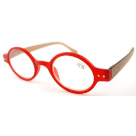 FUSHIDA R6779 Fashion Reading Glasses for Women Mahogany-Brown 1.50