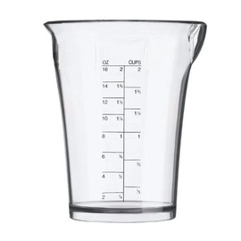 Univen Blender Measuring Cup 16 ounce (500ml) Compatible with Cuisinart Hand Blender CSB-79 CSB79MC