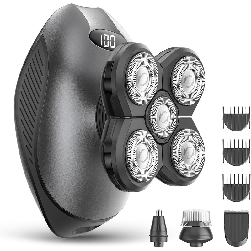 Electric Razor for Men, 5-in-1 Multi-Function Electric Shavers for Men,