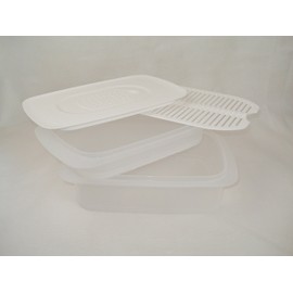 Tupperware Cool 'N Fresh Container Set of 4 Fridge coolsmart Stackable