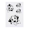 4 x 'Cute Dalmation Puppy Front View' Temporary Tattoos -